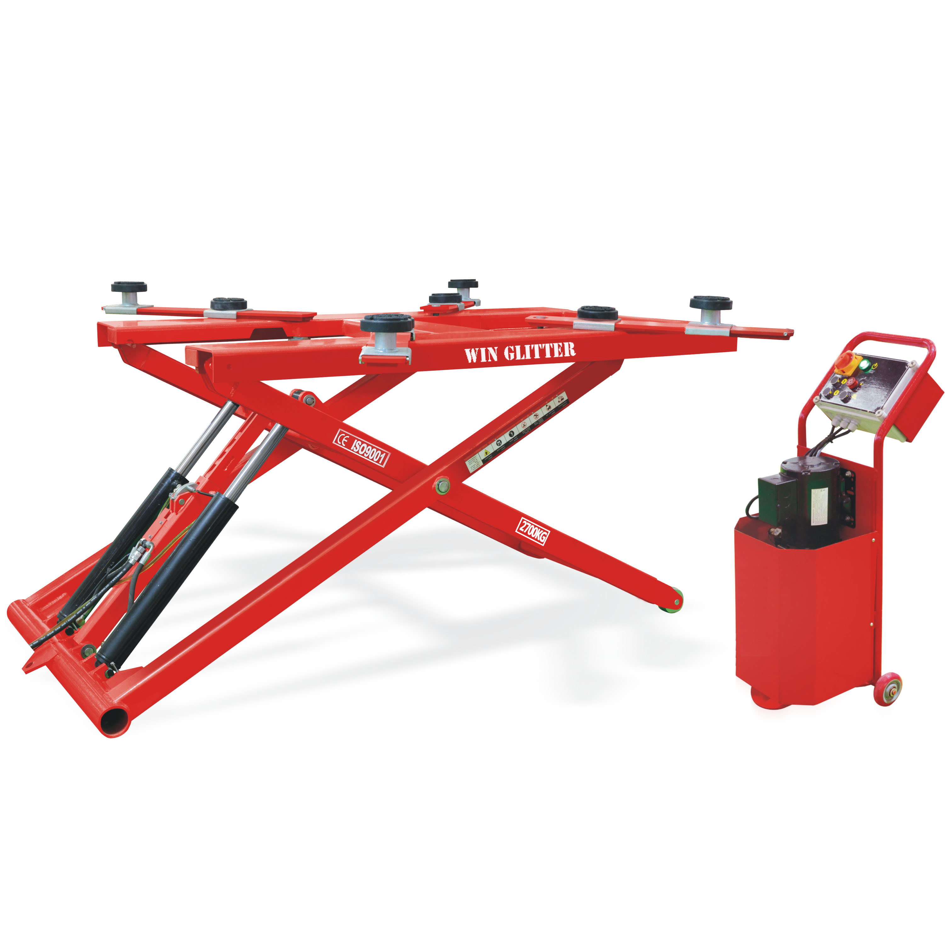 Mid-position scissor lift