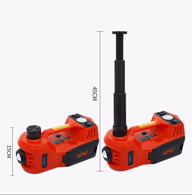 electric car jack with wrench and air compressor for Quick Replace Tire